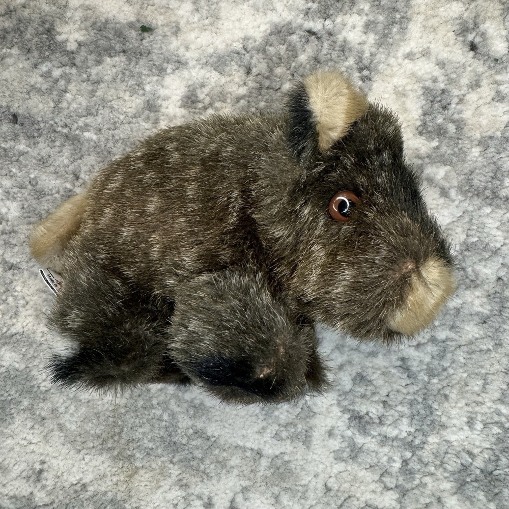 NWT Vintage Sigikid West Germany Realistic Boar Piglet Wildschwein Plush Rare